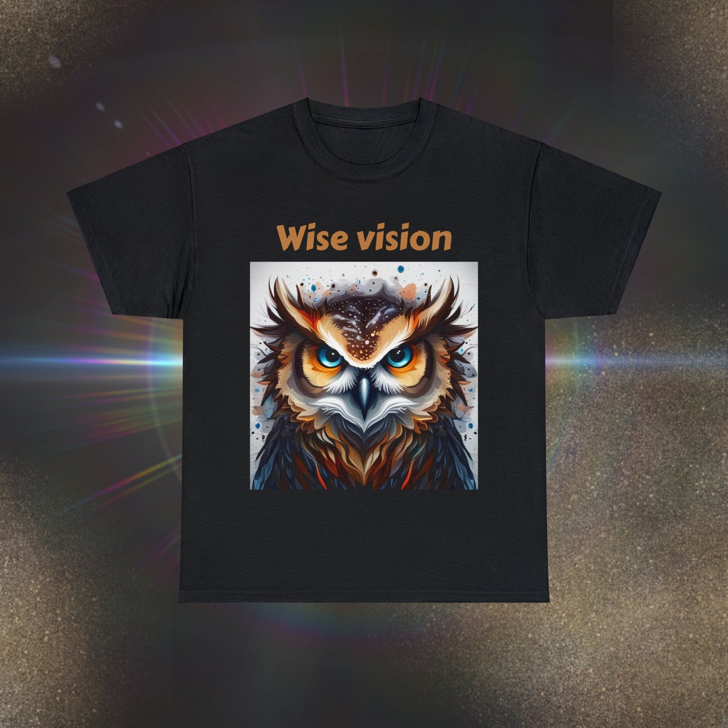 Wise Wisdom Owl Unisex Heavy Cotton Tee