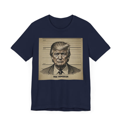 Tee Donald Trump Mugshot 11042024