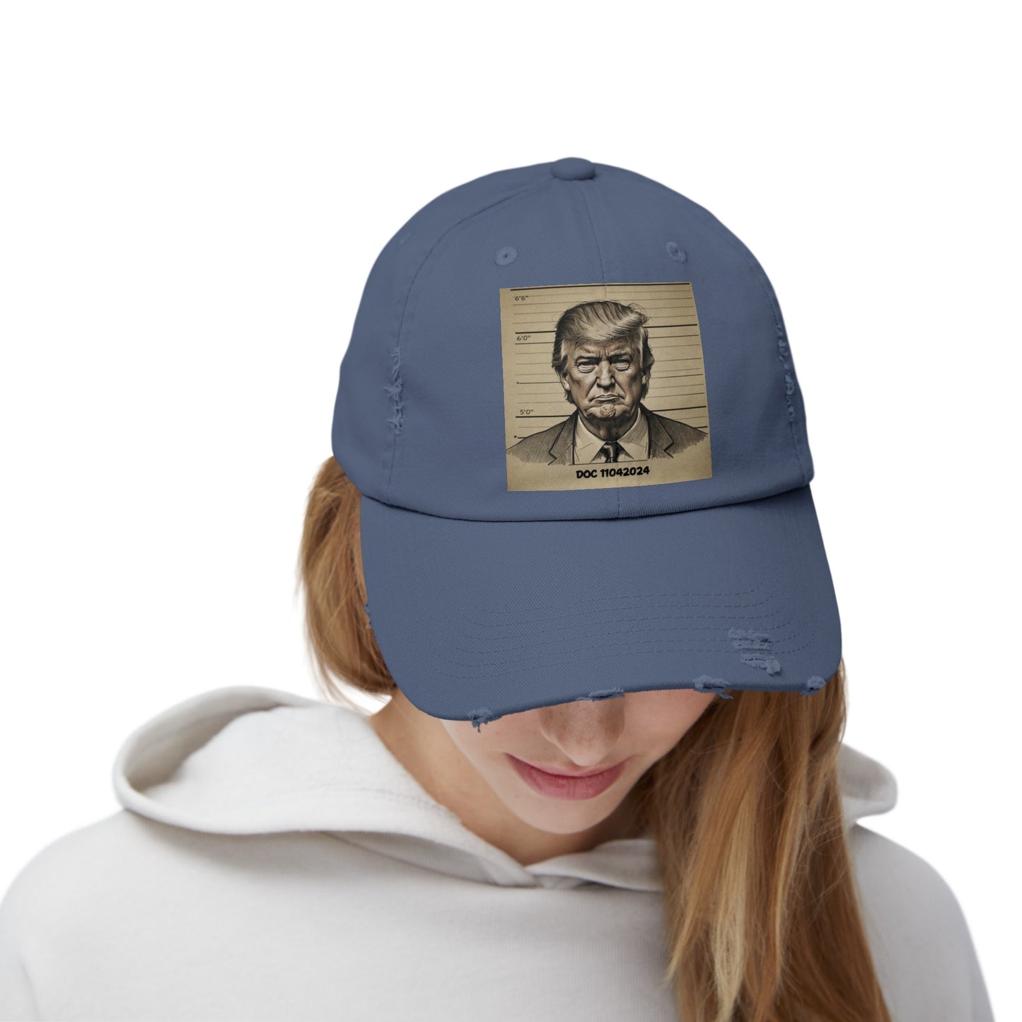 DOC Trump 2024 Unisex Distressed Cap