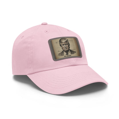 DOC Trump Dad Hat with Leather Patch (Rectangle)