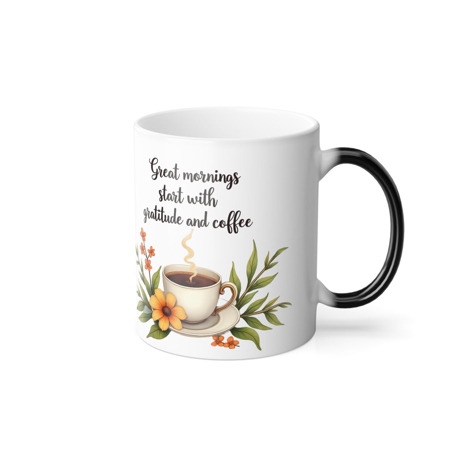 Mug Color Morphing Gratitude Coffee 11oz