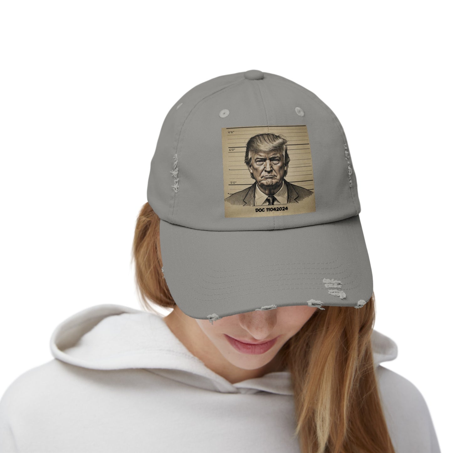 DOC Trump 2024 Unisex Distressed Cap