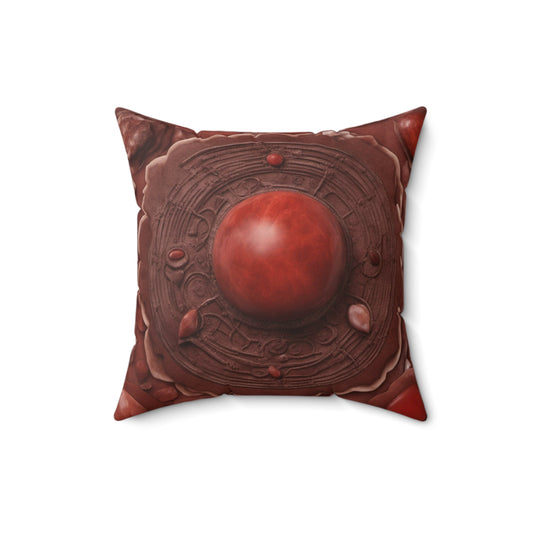 Almohada decorativa del chakra raíz 