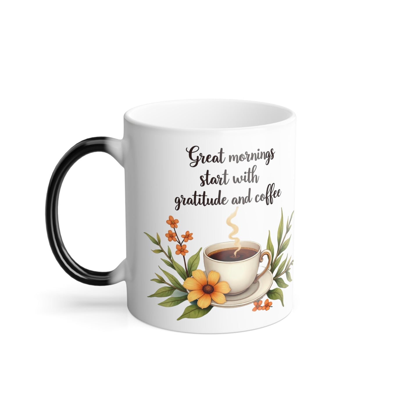 Mug Color Morphing Gratitude Coffee 11oz