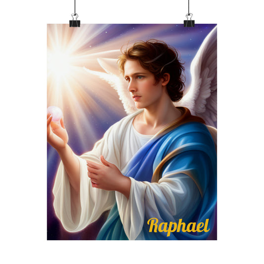 Arch Angel Raphael Matte Vertical Posters