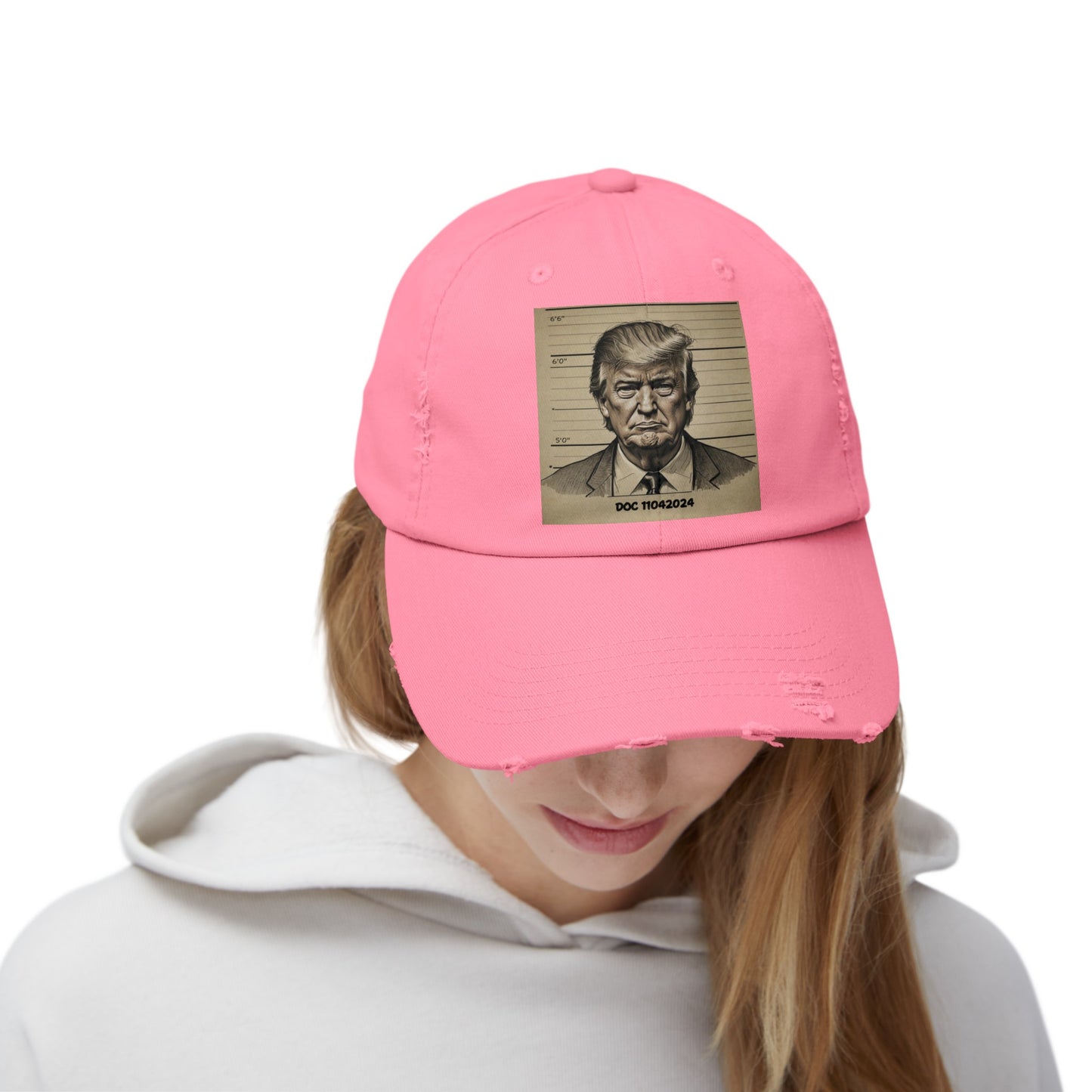 DOC Trump 2024 Unisex Distressed Cap