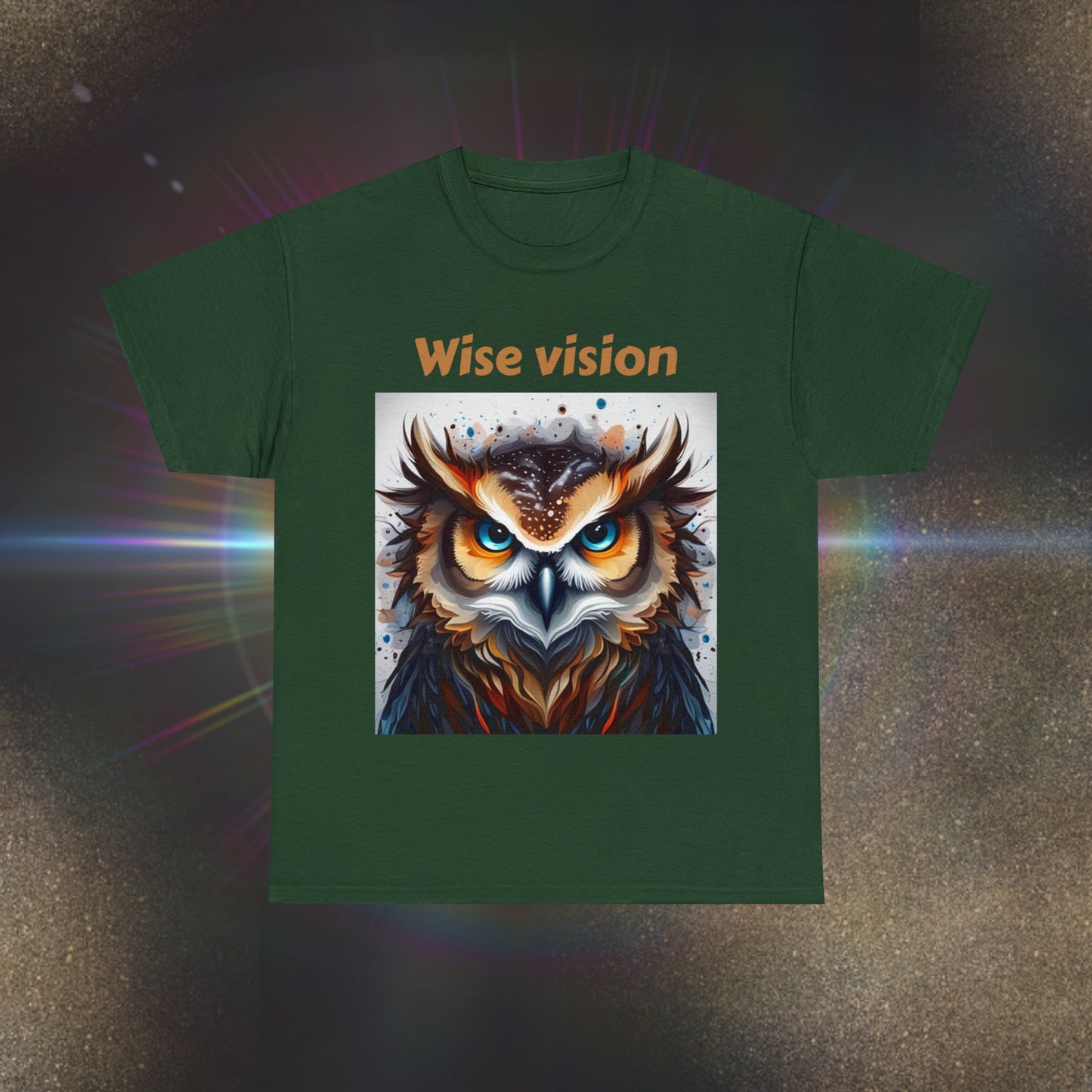 Wise Wisdom Owl Unisex Heavy Cotton Tee