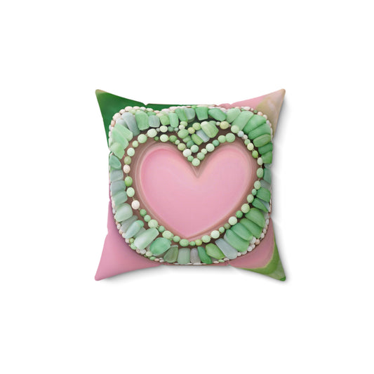 Almohada decorativa del chakra del corazón