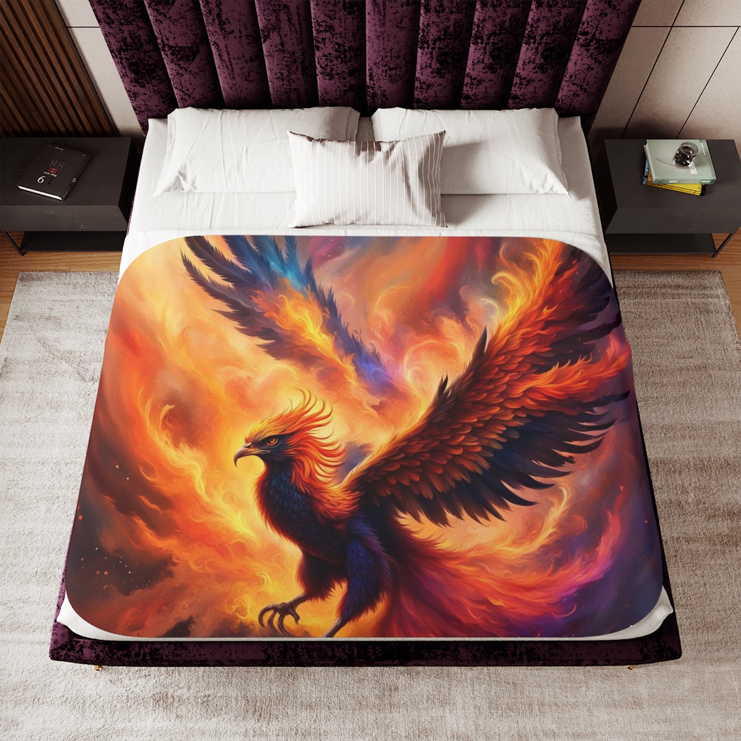 Pheonix Sherpa Blanket, Two Colors