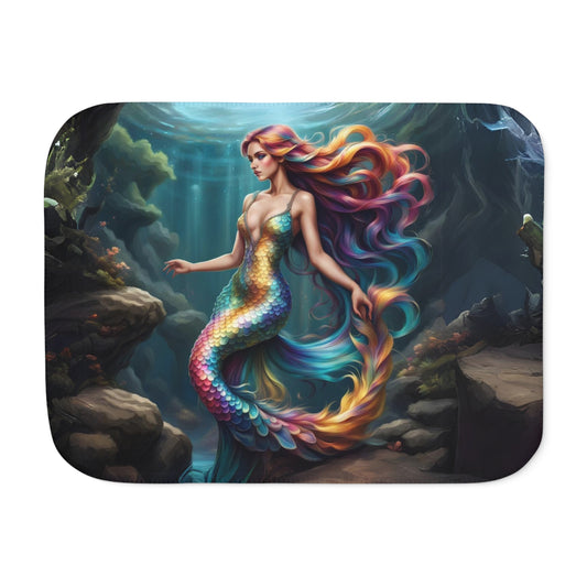 Mermaid Sherpa Blanket