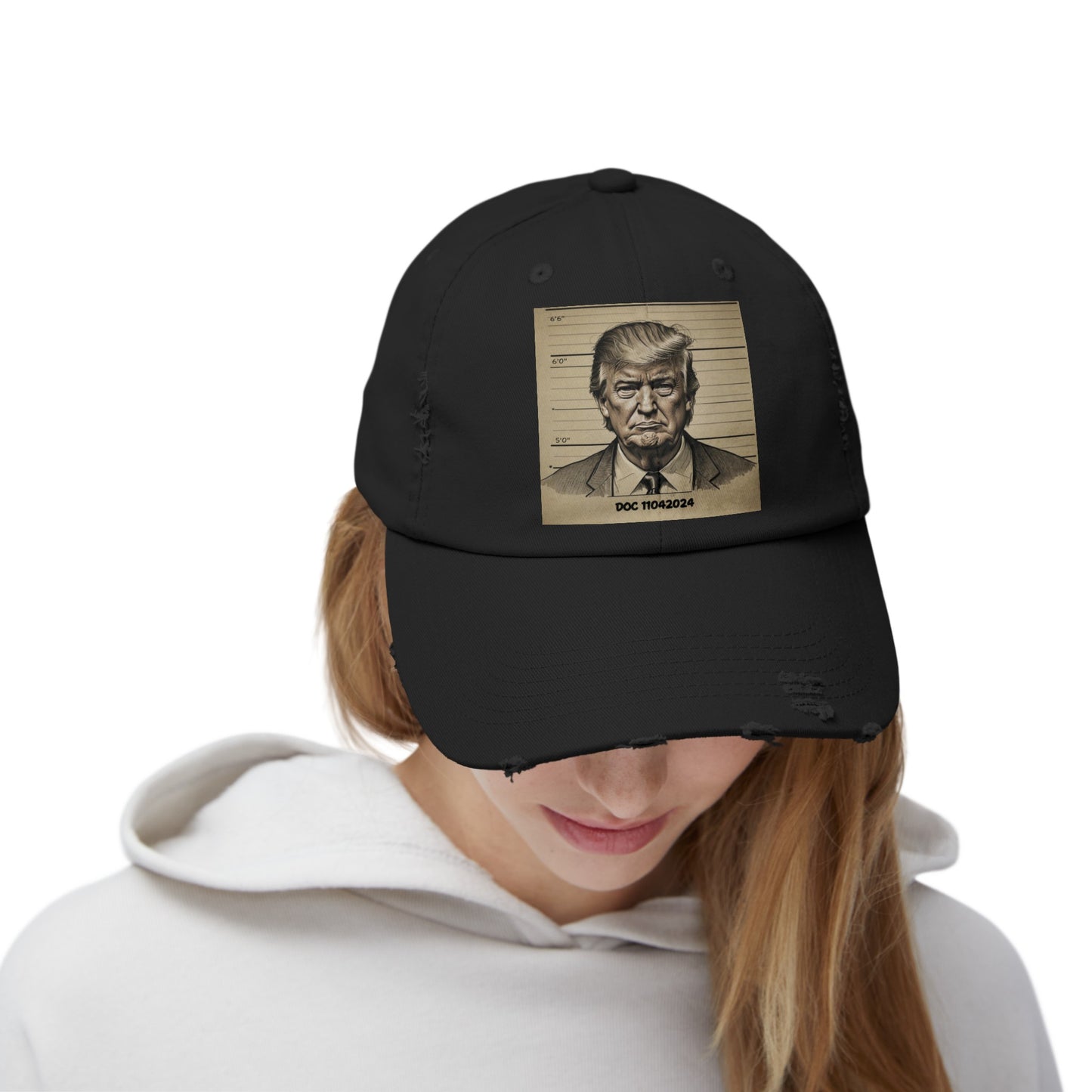 DOC Trump 2024 Unisex Distressed Cap