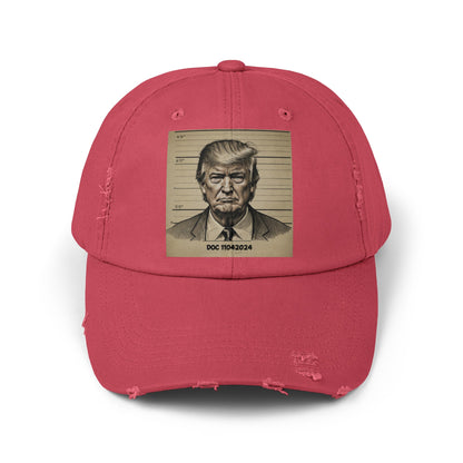 DOC Trump 2024 Unisex Distressed Cap