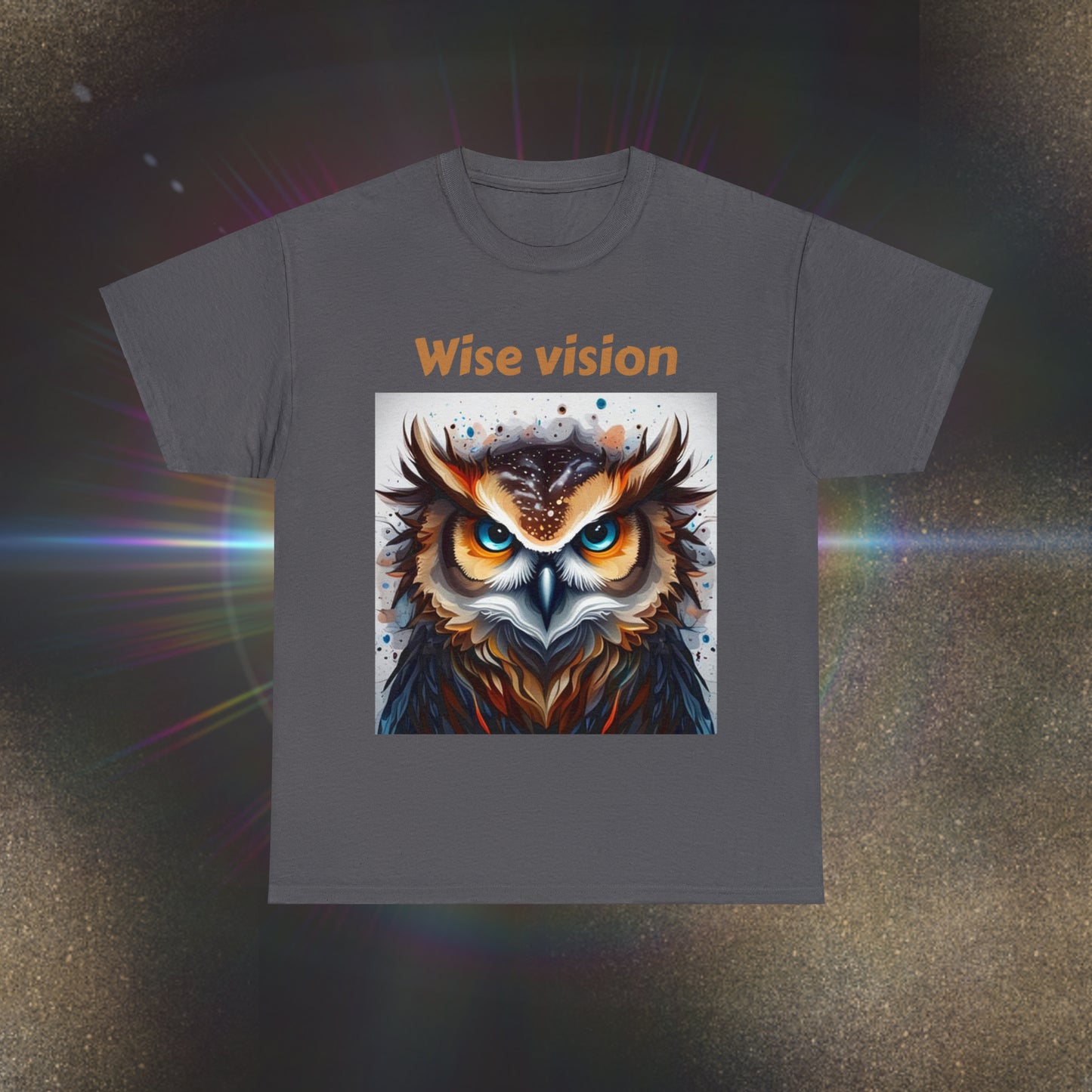 Wise Wisdom Owl Unisex Heavy Cotton Tee