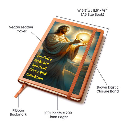 Jesus Vegan Leather Journal